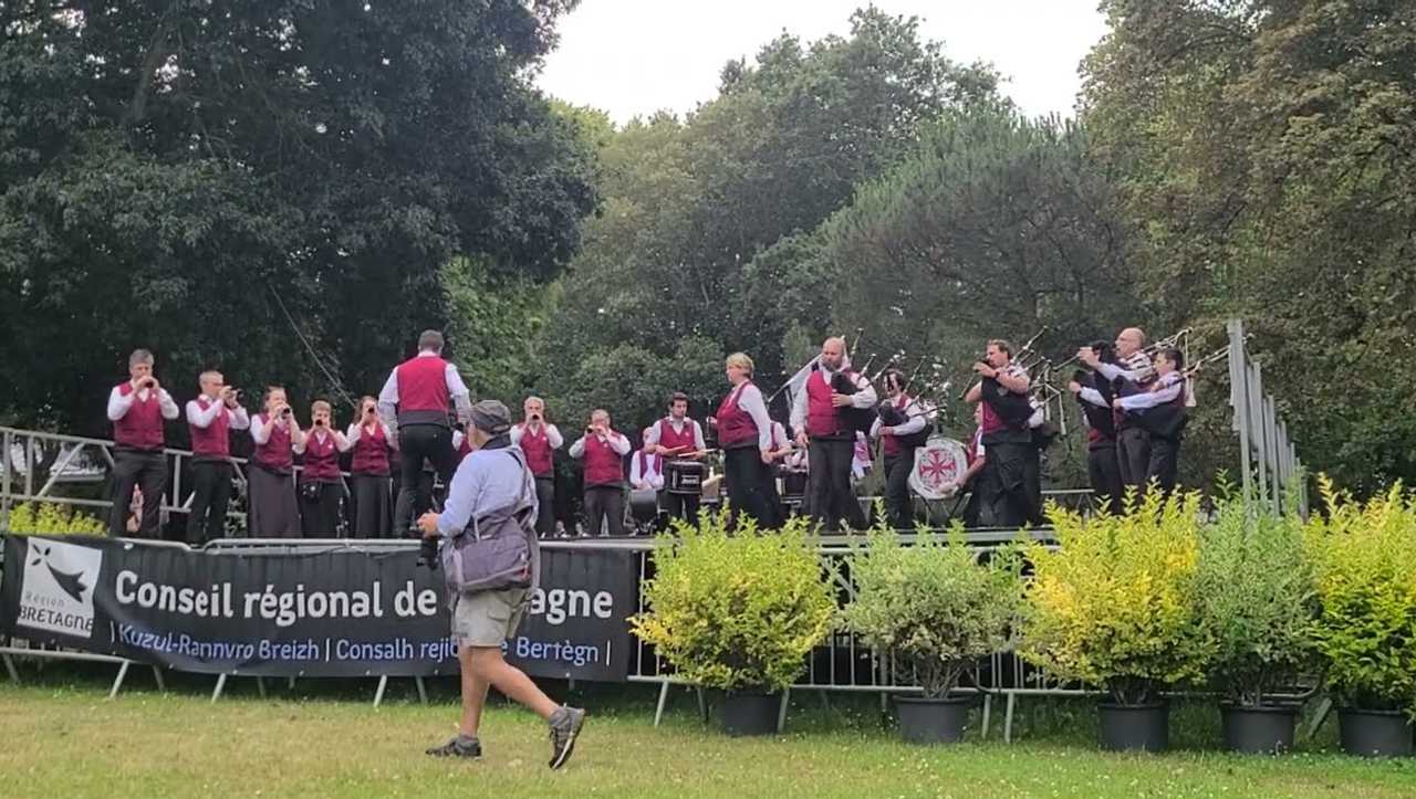 Bagad Men Ru - Concours Bagadou Saint-Malo 2023